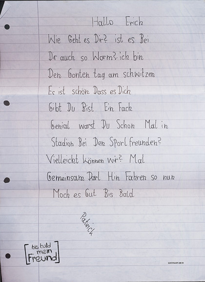 Bis bald mein Freund - Die Objekte