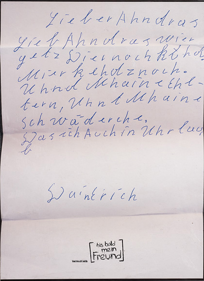 Bis bald mein Freund - Die Objekte