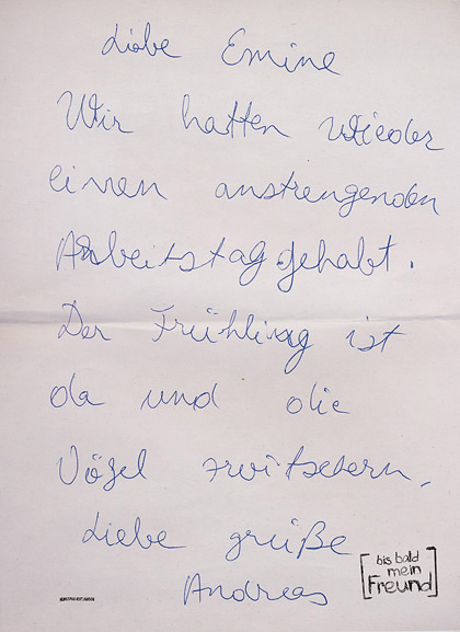 Bis bald mein Freund - Die Objekte