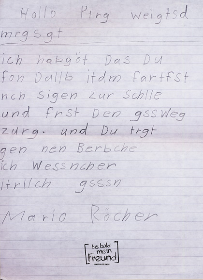 Bis bald mein Freund - Die Objekte