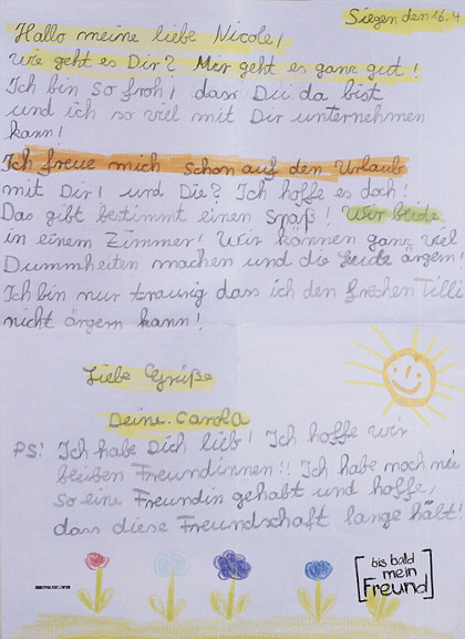 Bis bald mein Freund - Die Objekte