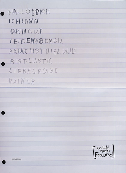 Bis bald mein Freund - Die Objekte