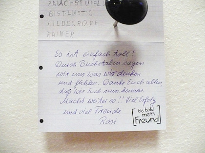 Feedback zu unserer Ausstellung