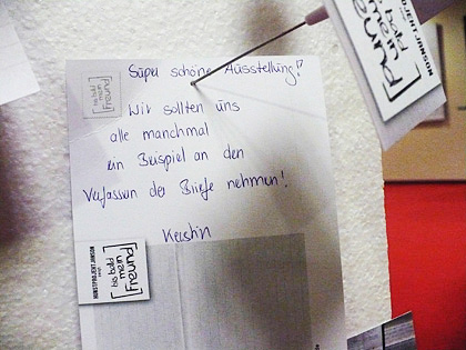 Feedback zu unserer Ausstellung