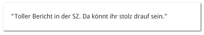Feedback zu unserer Ausstellung