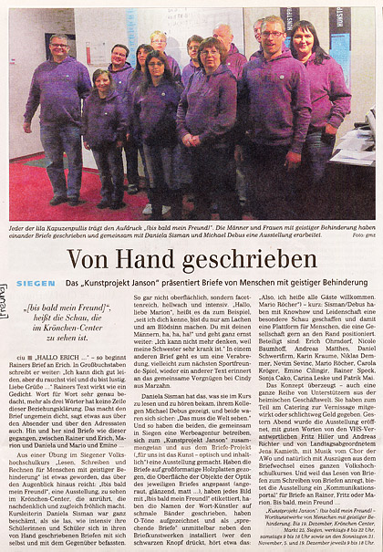 Feedback zu unserer Ausstellung